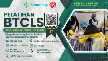 Pelatihan Basic Trauma Cardiac Life Support (BTCLS) Angkatan 17