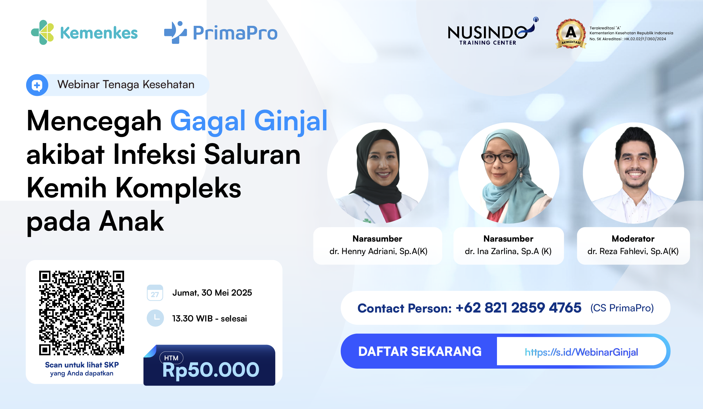 Mencegah Gagal Ginjal akibat Infeksi Saluran Kemih Kompleks pada Anak Angkatan 1