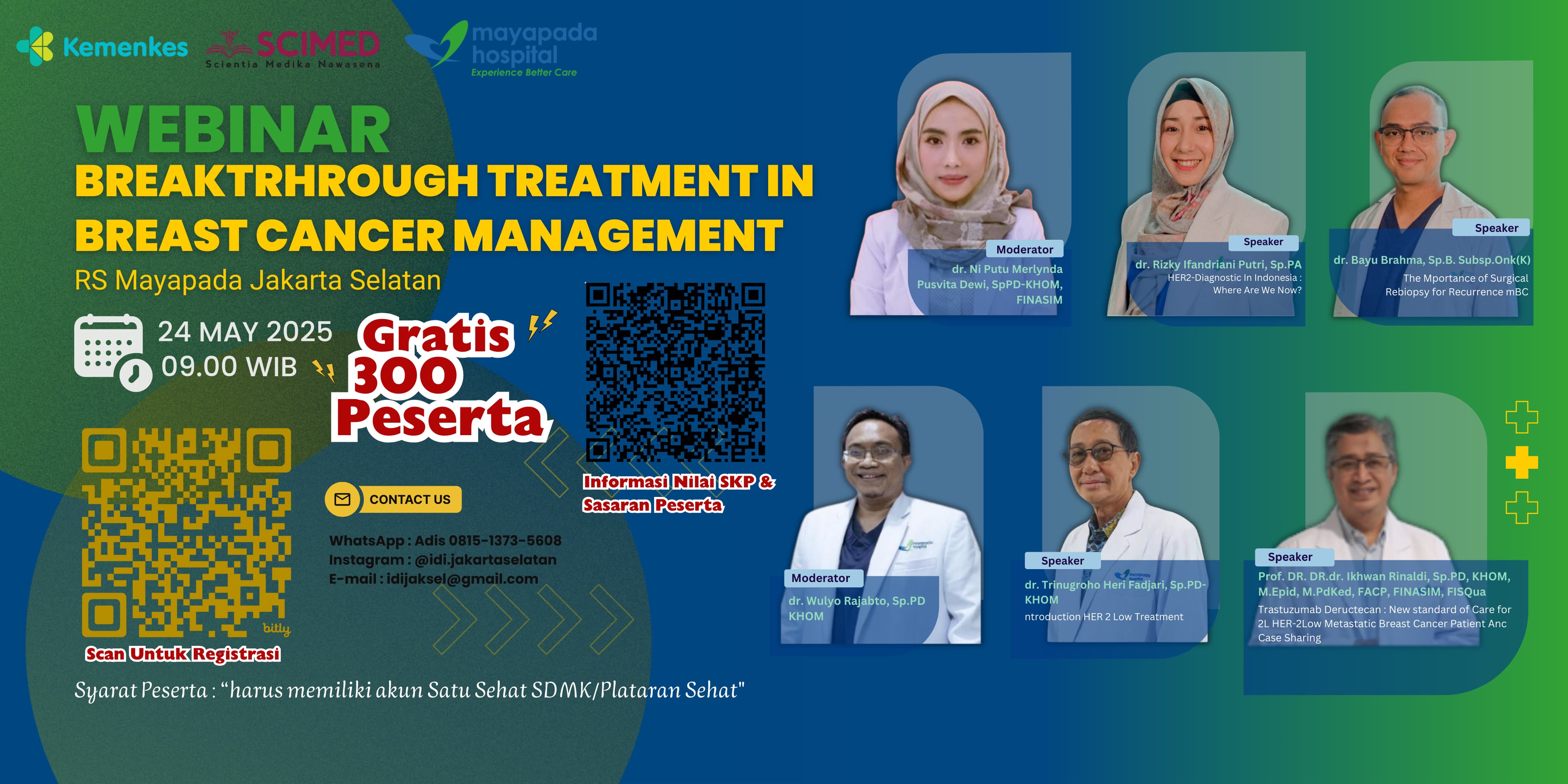 Webinar Breaktrhrough Treatment in Breast Cancer Management Angkatan 1