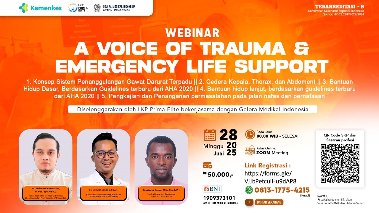  A VOICE OF TRAUMA & EMERGENCY LIFE SUPPORT Angkatan 1