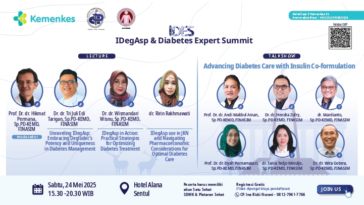 Seminar IDegAsp dan Diabetes Expert Summit (IDES) Bogor  Angkatan 1