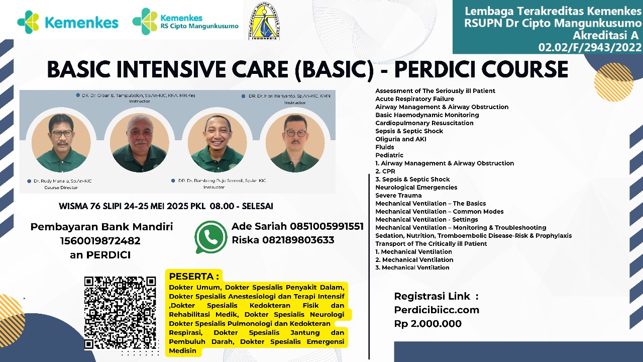 Basic Intensive Care Course PERDICI Angkatan 2