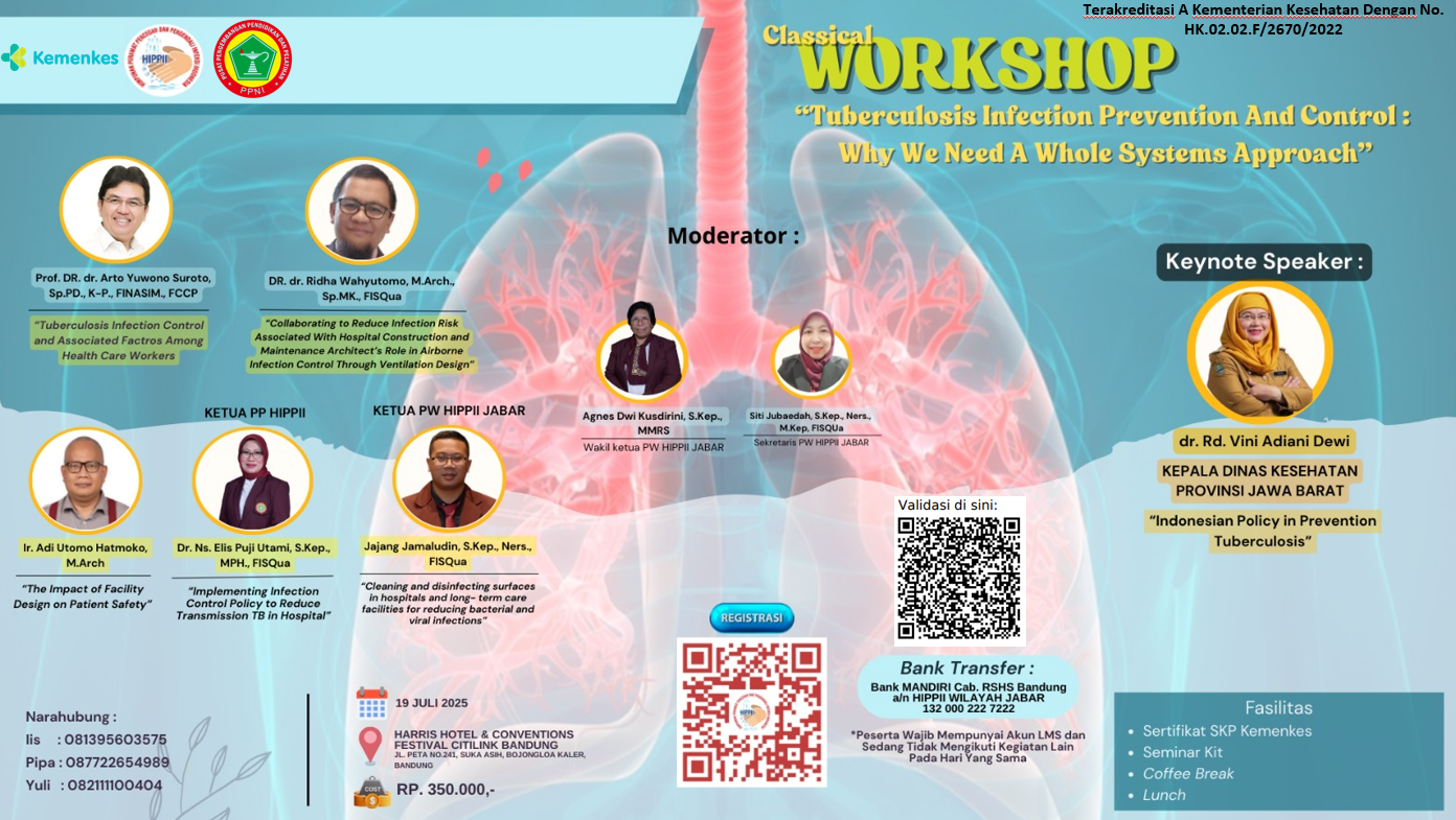 Tuberculosis Infection Prevention and Control Why We Need a  Whole Systems Approach Angkatan 1