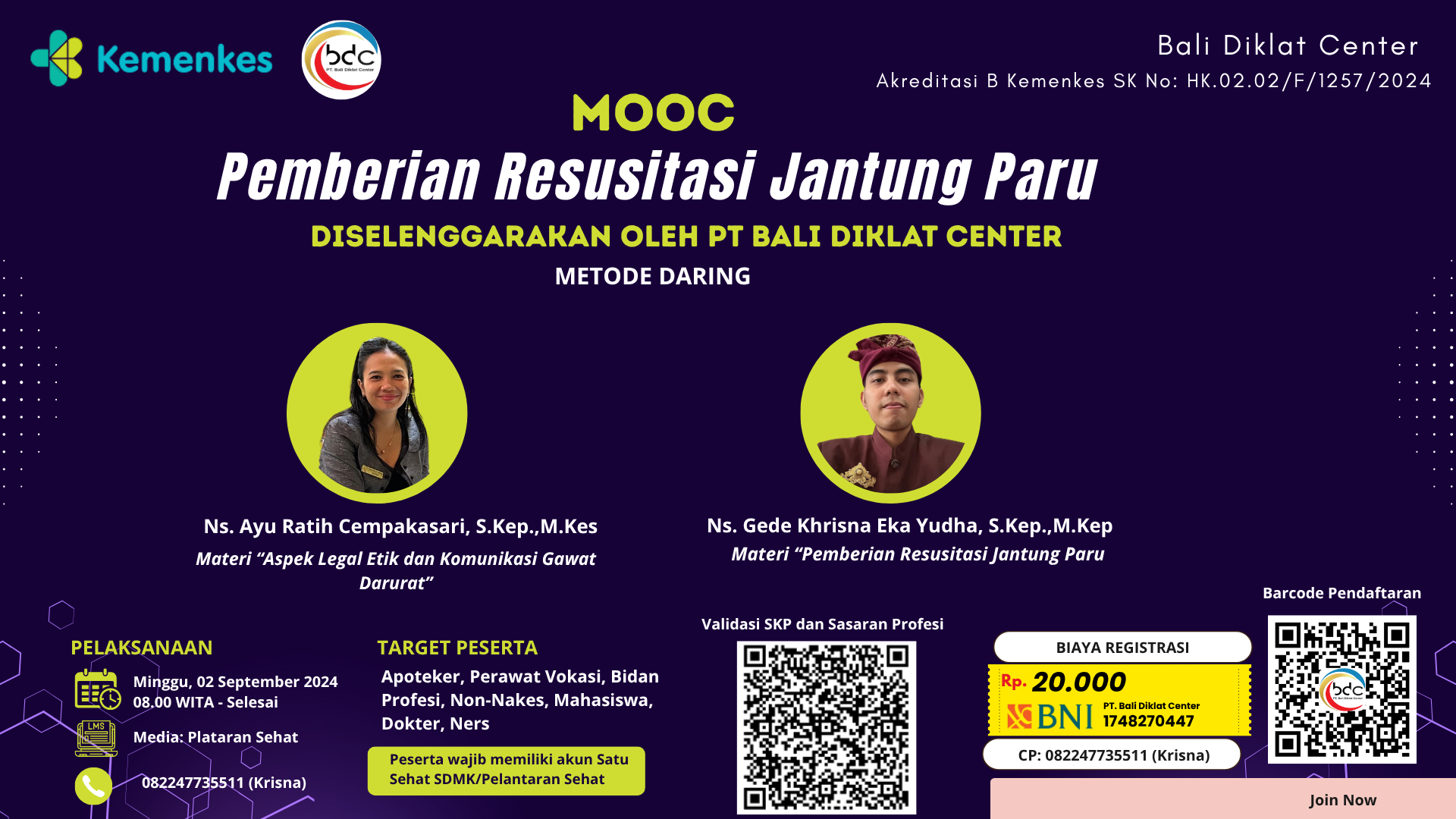 Pemberian Resusitasi Jantung Paru