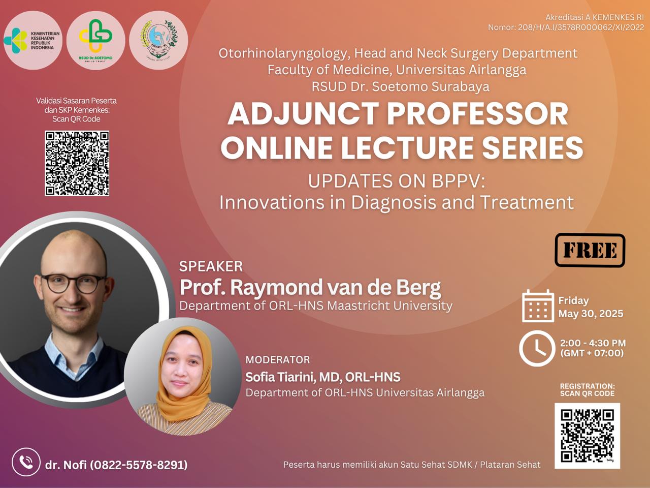 Webinar Lecture Series Update On BPPV Angkatan 1