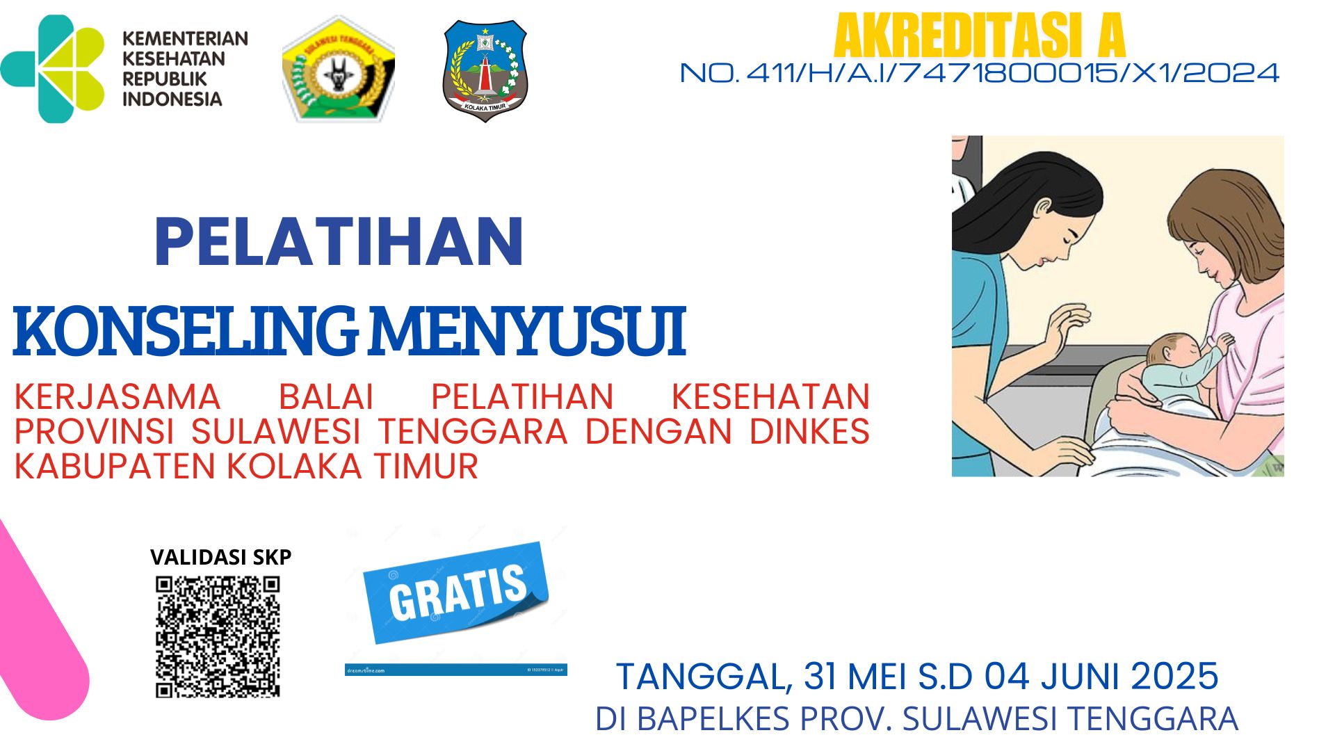 Pelatihan Konseling Menyusui Angkatan 1