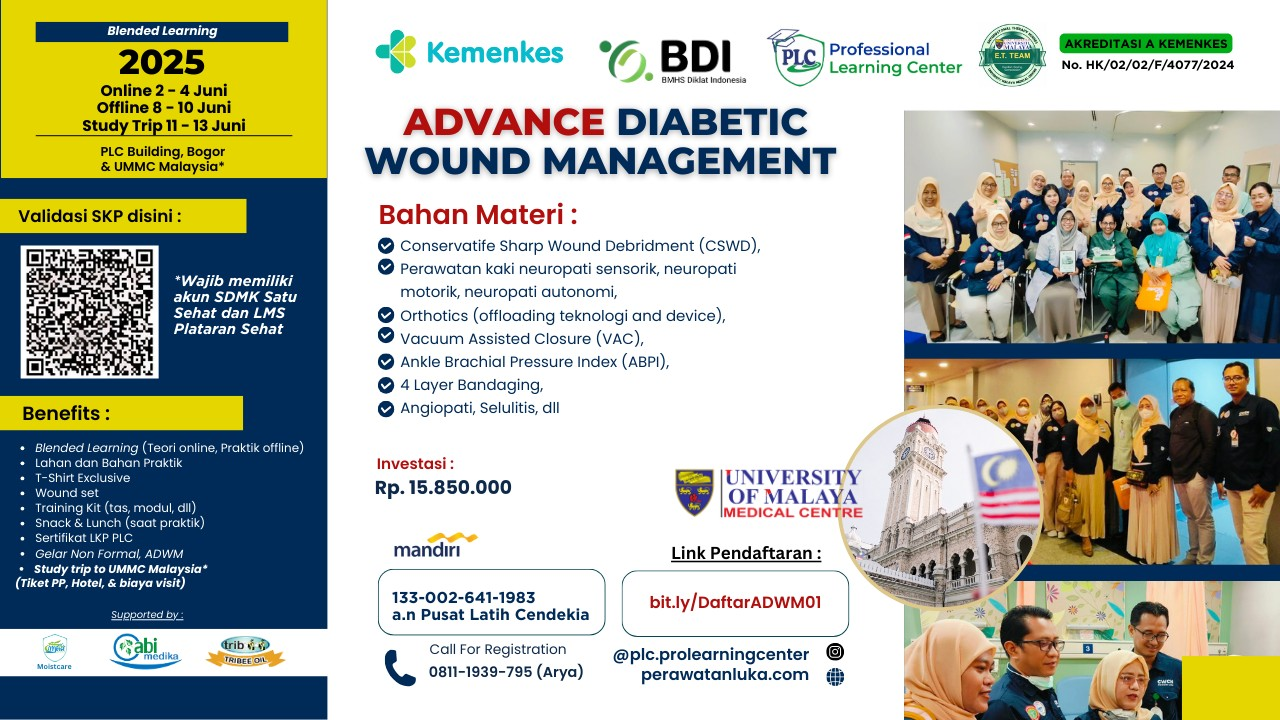 Workshop  Advance Diabetic Wound Management Angkatan 1