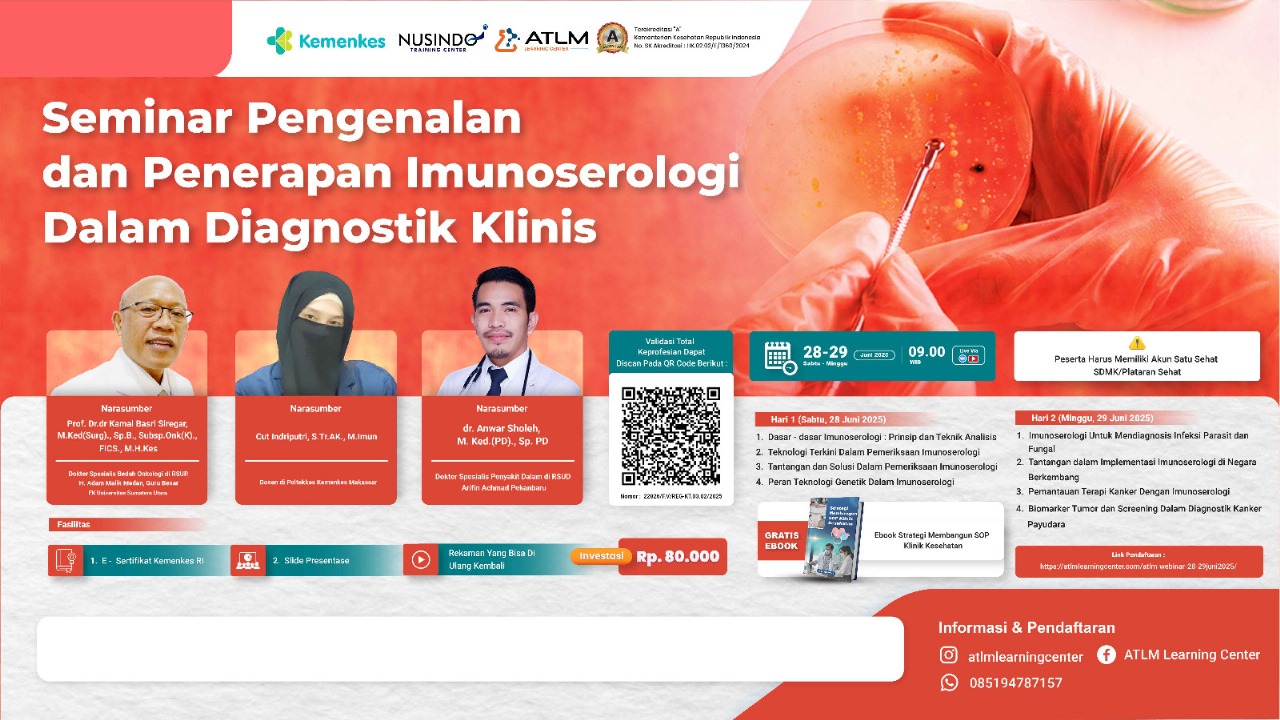 Pengenalan dan Penerapan Imunoserologi dalam  Diagnostik Klinis Angkatan 1