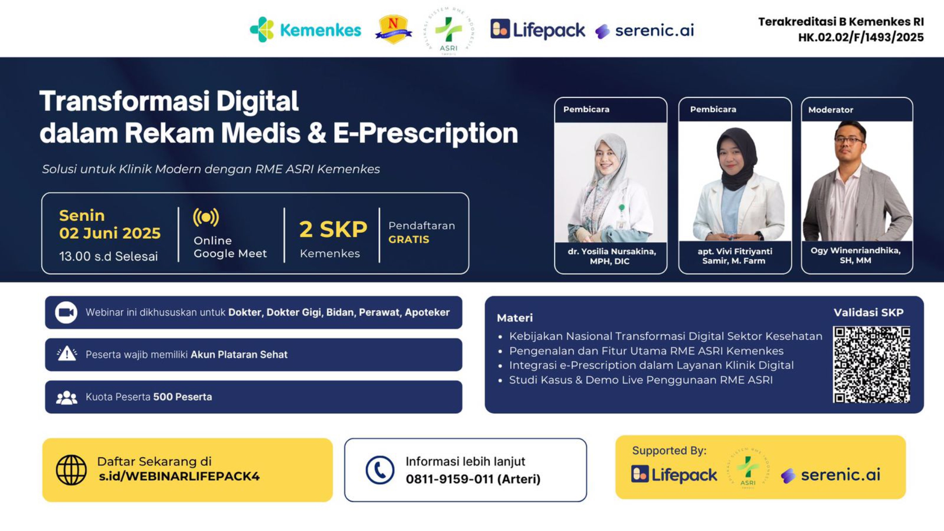 Transformasi Digital dalam Rekam Medis & E- Prescription: Solusi untuk Klinik Modern dengan RME ASRI Kemenkes  Angkatan 1