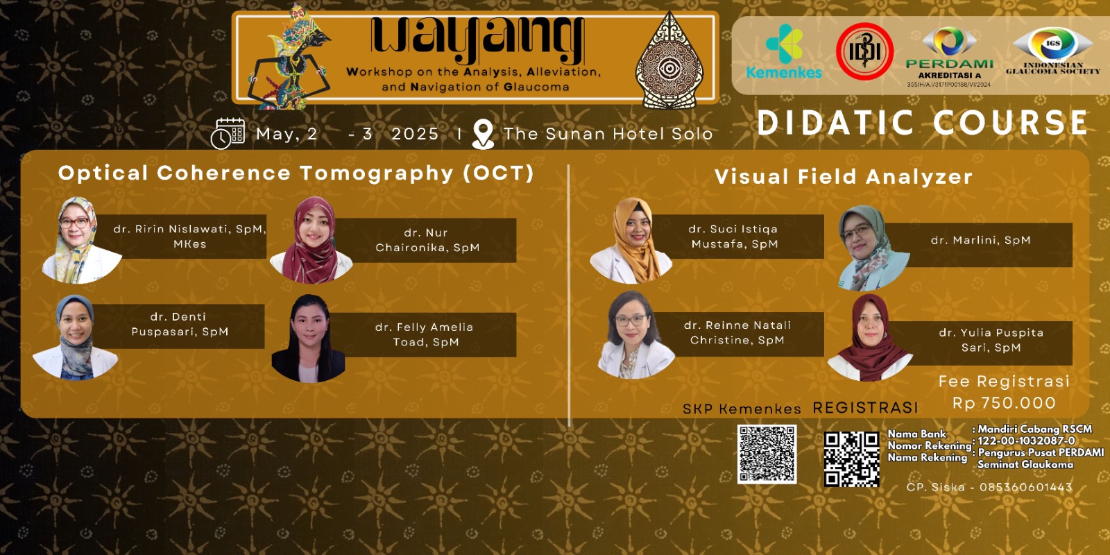 Didactic Course - OCT dan Visual Field Analyzer - NGM