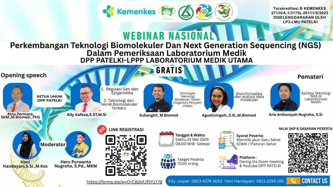Perkembangan Teknologi Biomolekuler Dan Next Generation Sequencing (NGS) Dalam Pemeriksaan Laboratorium Medik Angkatan 1