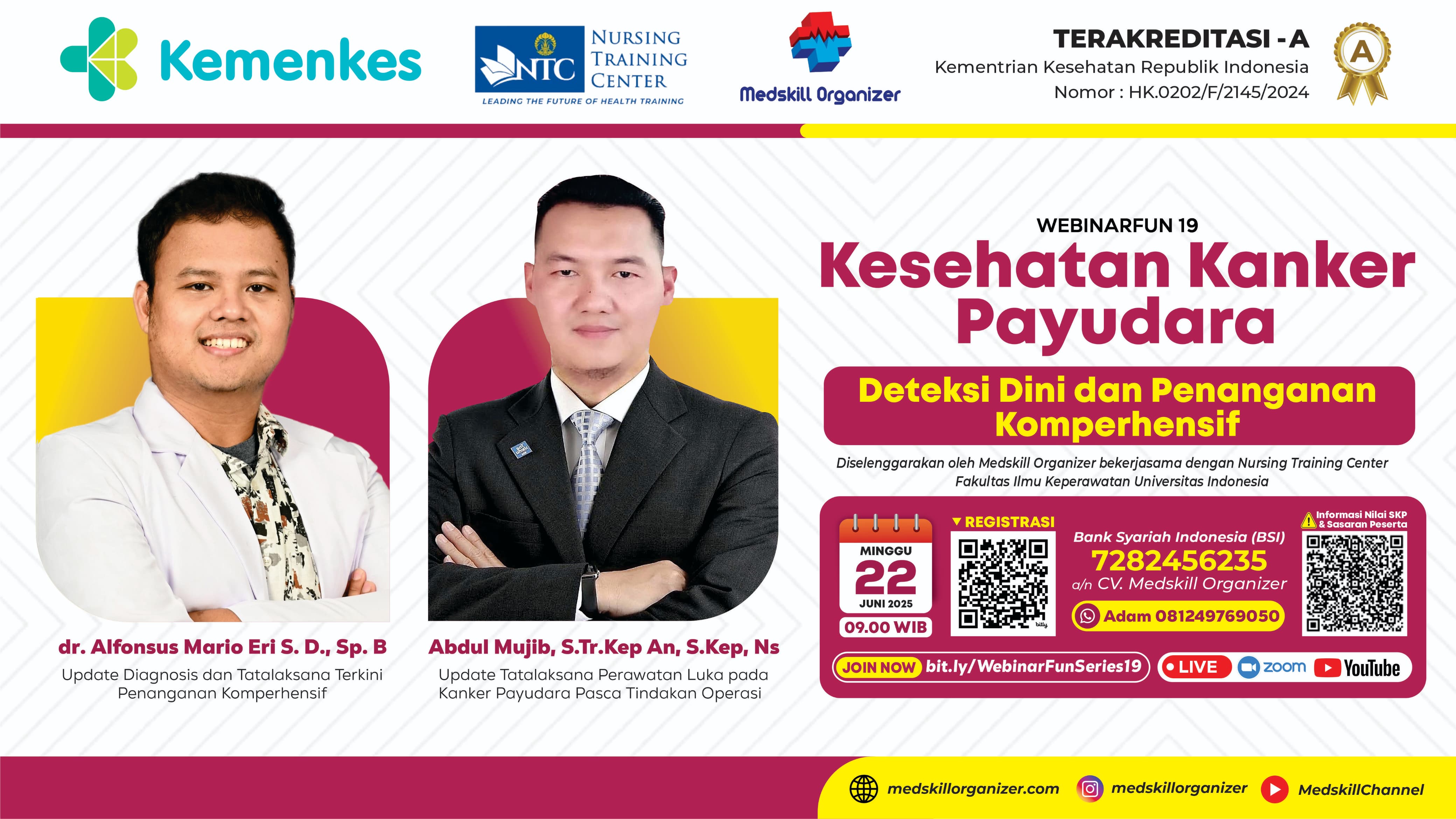 Kesehatan Kanker Payudara: Deteksi Dini  dan Penanganan Komprehensif Angkatan 1
