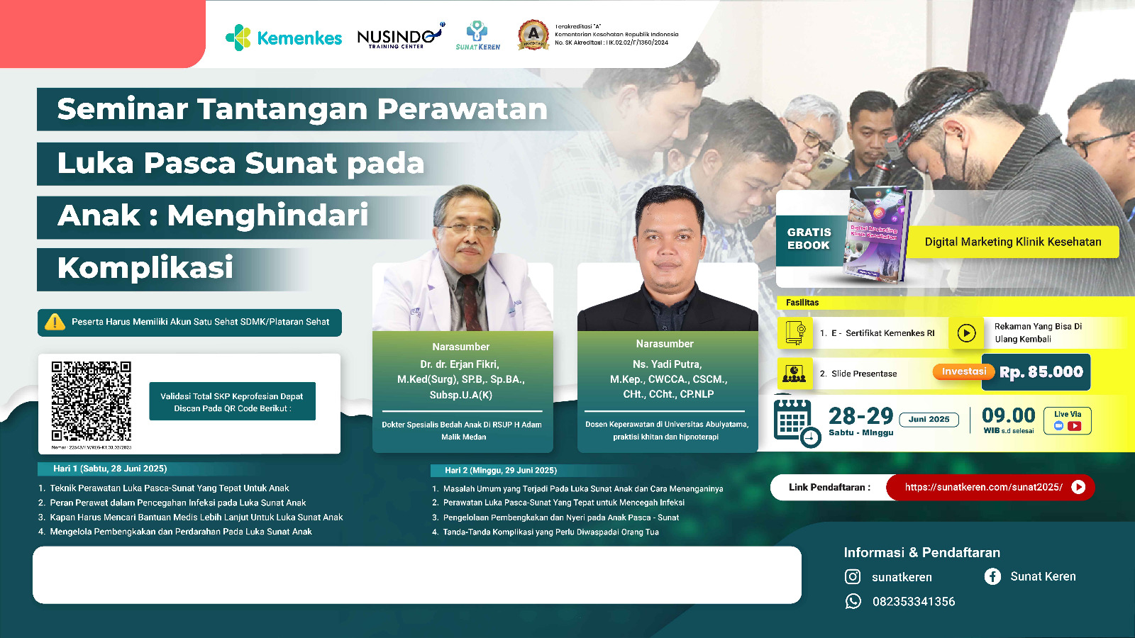 Tantangan Perawatan Luka Pasca Sunat pada  Anak: Menghindari Komplikasi Angkatan 1