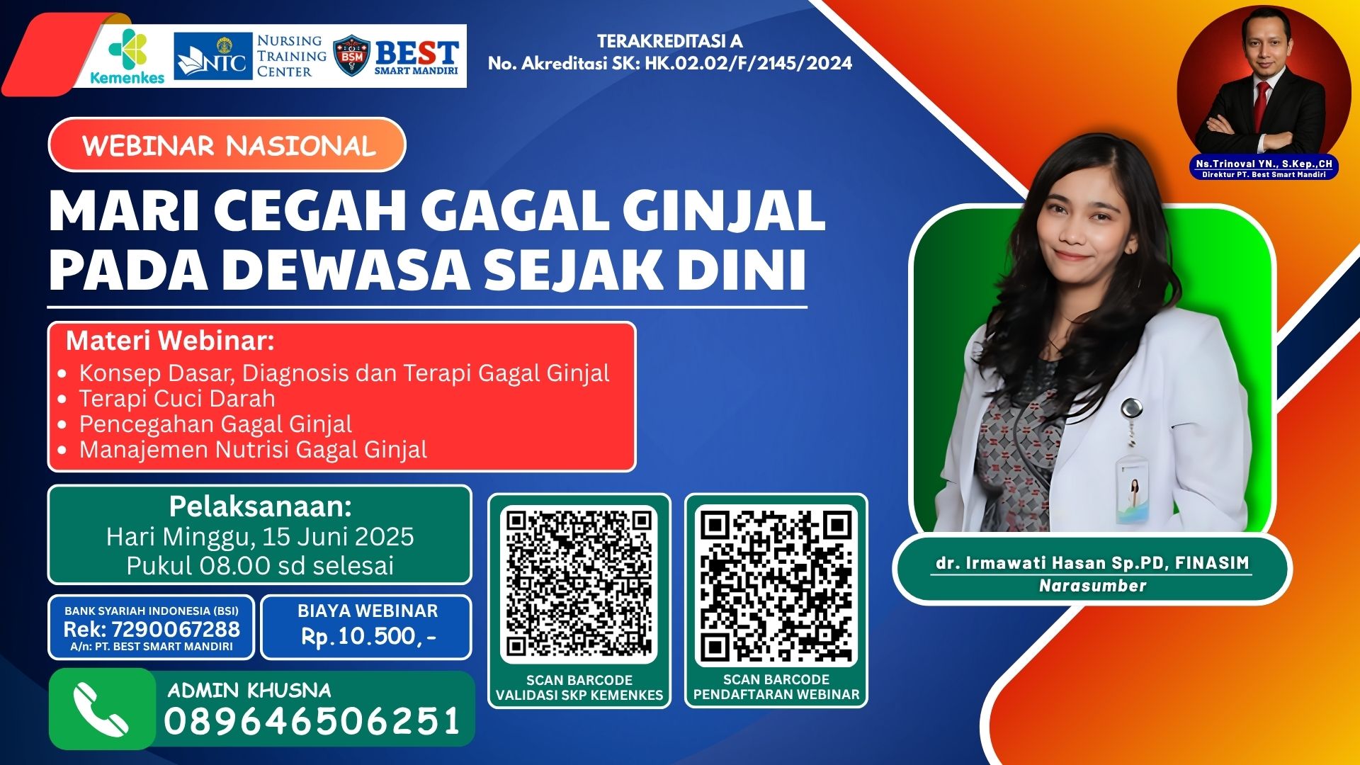 Mari Cegah Gagal Ginjal Pada Dewasa Sejak Dini Angkatan 1