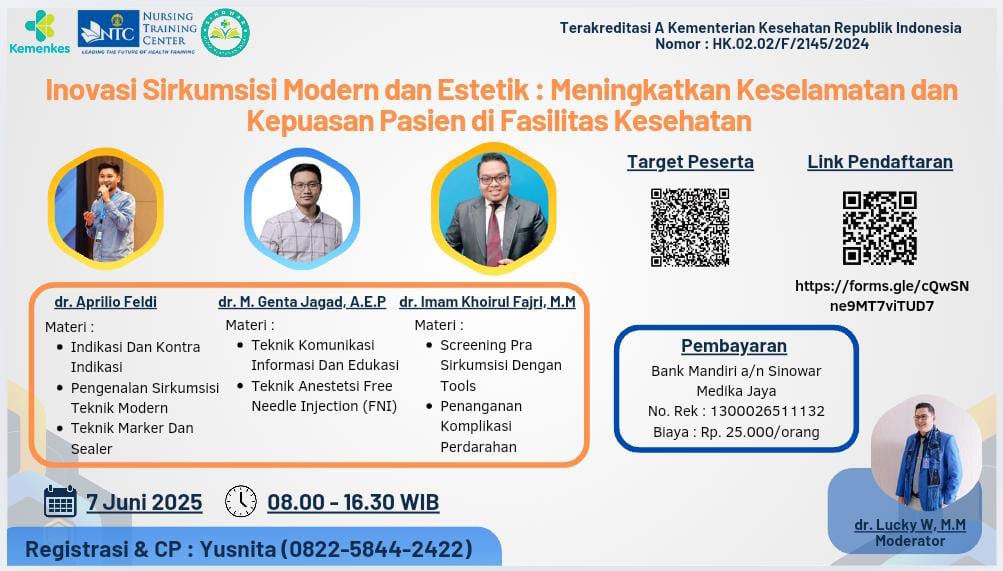 "Inovasi Sirkumsisi Modern dan Estetik: Meningkatkan Keselamatan dan Kepuasan Pasien  di Fasilitas Kesehatan Angkatan 1