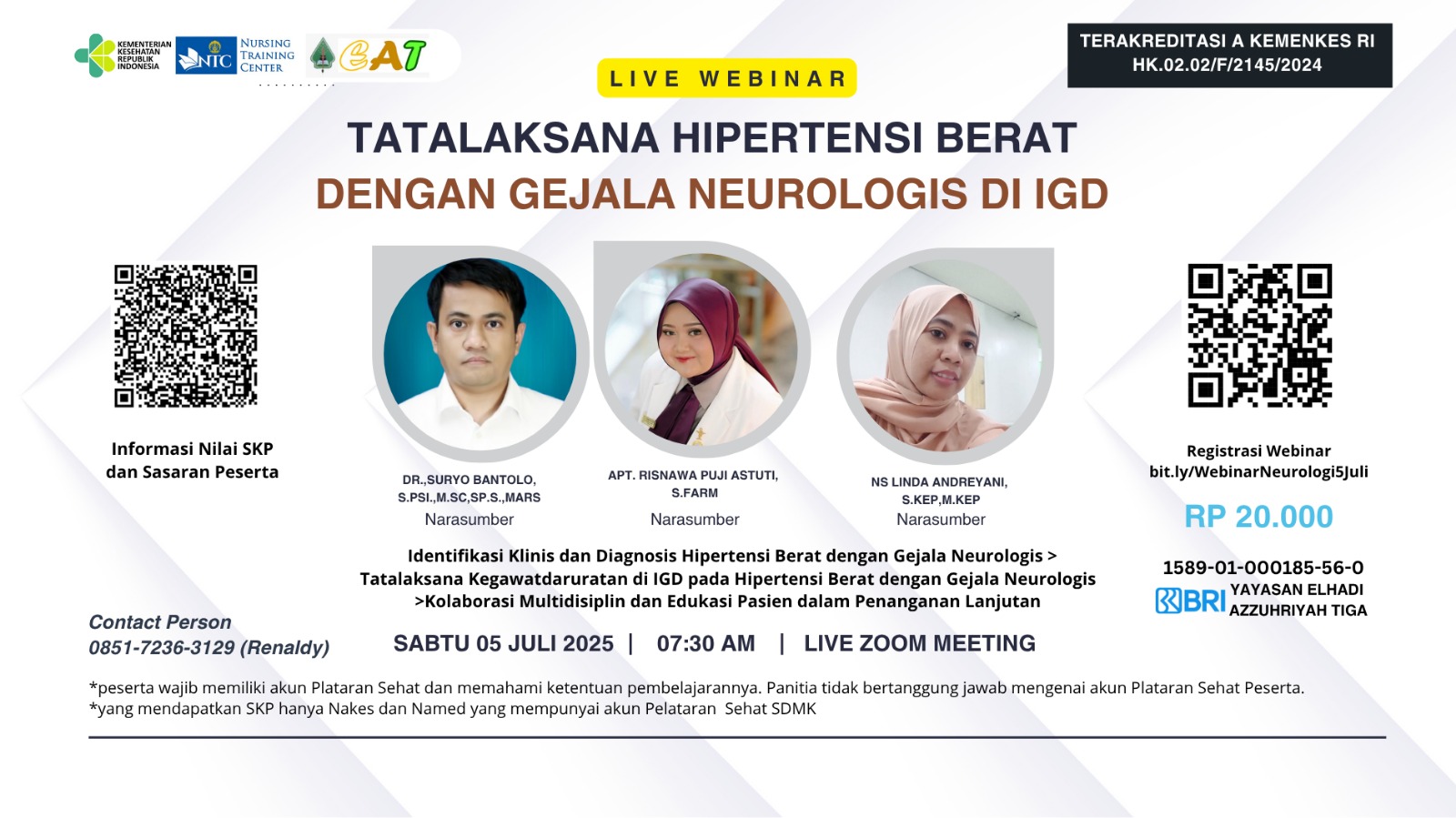 Tatalaksana Hipertensi Berat Dengan Gejala Neurologis di IGD Angkatan 1