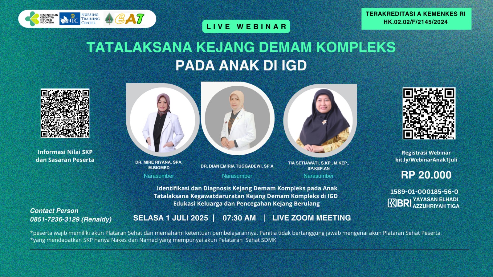 Tatalaksana Kejang Demam Kompleks Pada Anak di IGD Angkatan 1