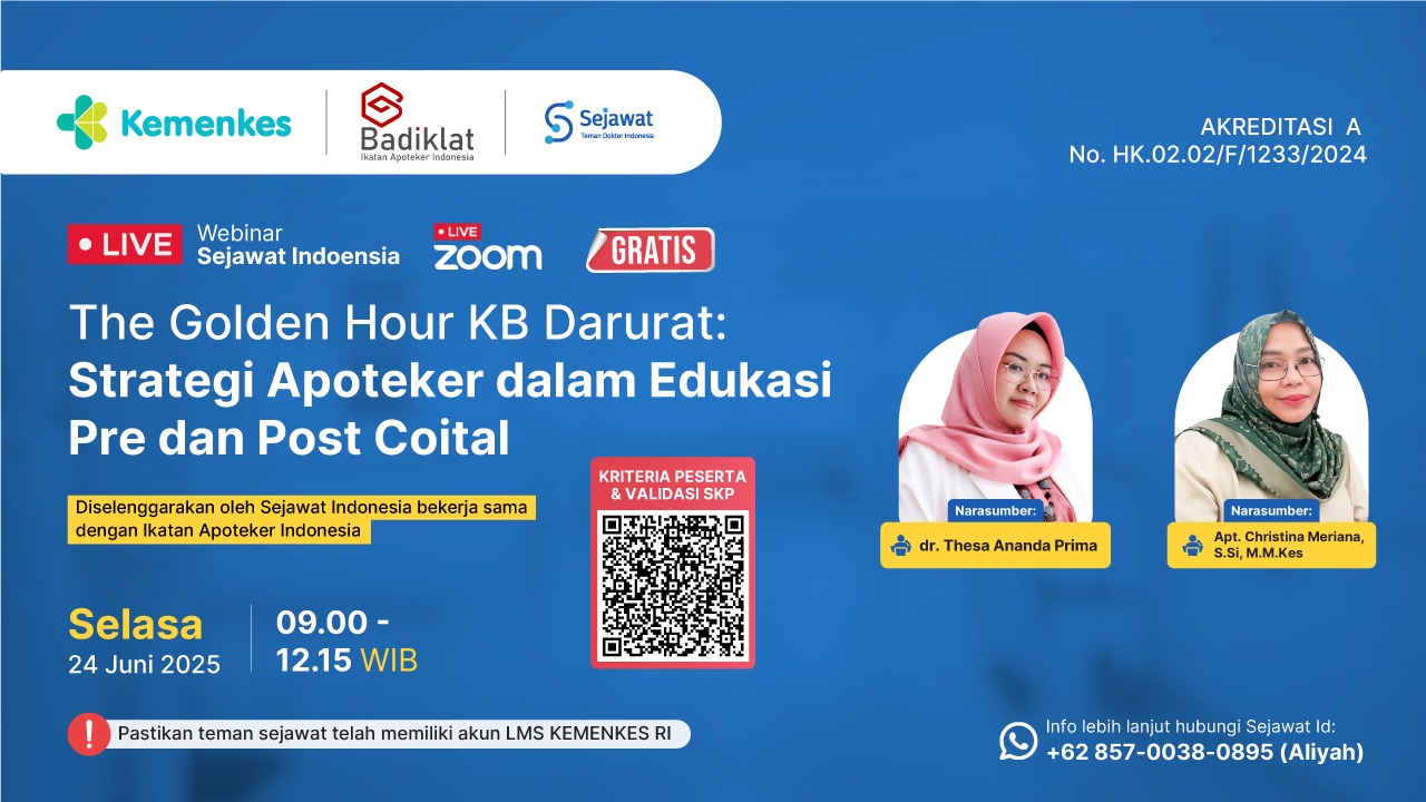 The Golden Hour KB Darurat: Strategi Apoteker dalam Edukasi Pre dan Post Coital Angkatan 1