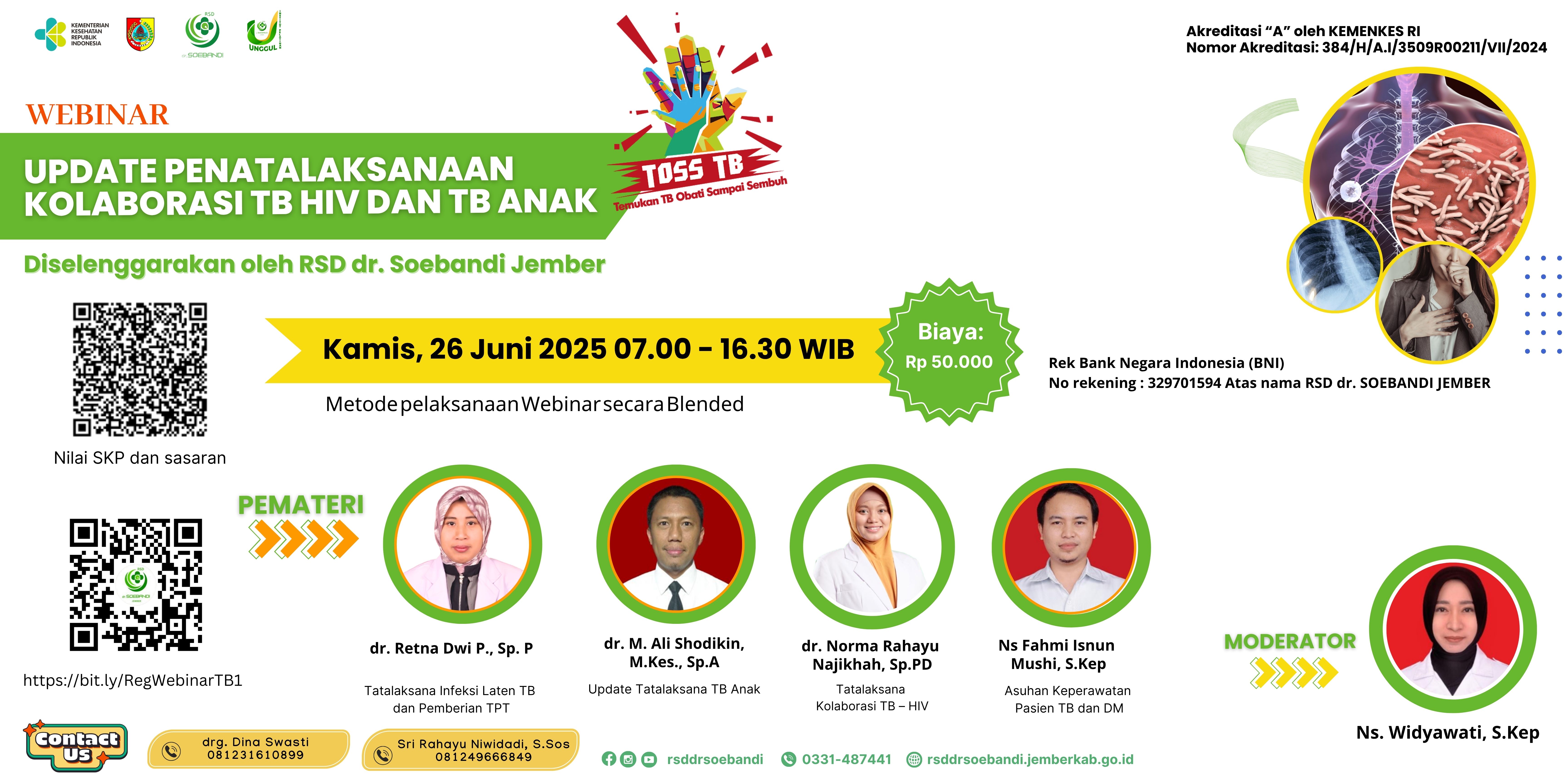 Webinar Nasional Update Penatalaksanaan Kolaborasi TB HIV dan TB Anak Angkatan 1