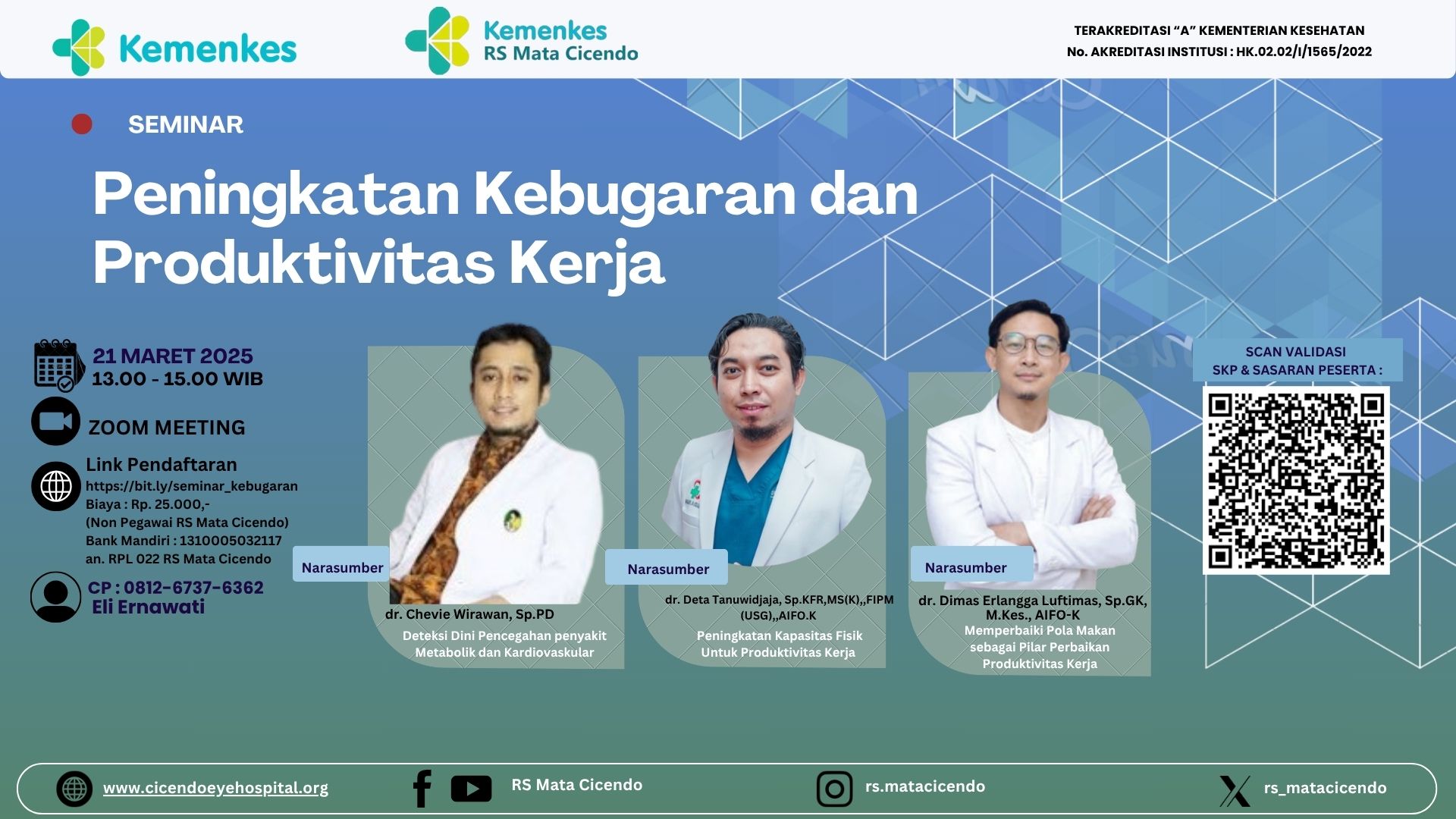 Peningkatan Kebugaran dan Produktivitas Kerja Pegawai Rumah Sakit Angkatan 1