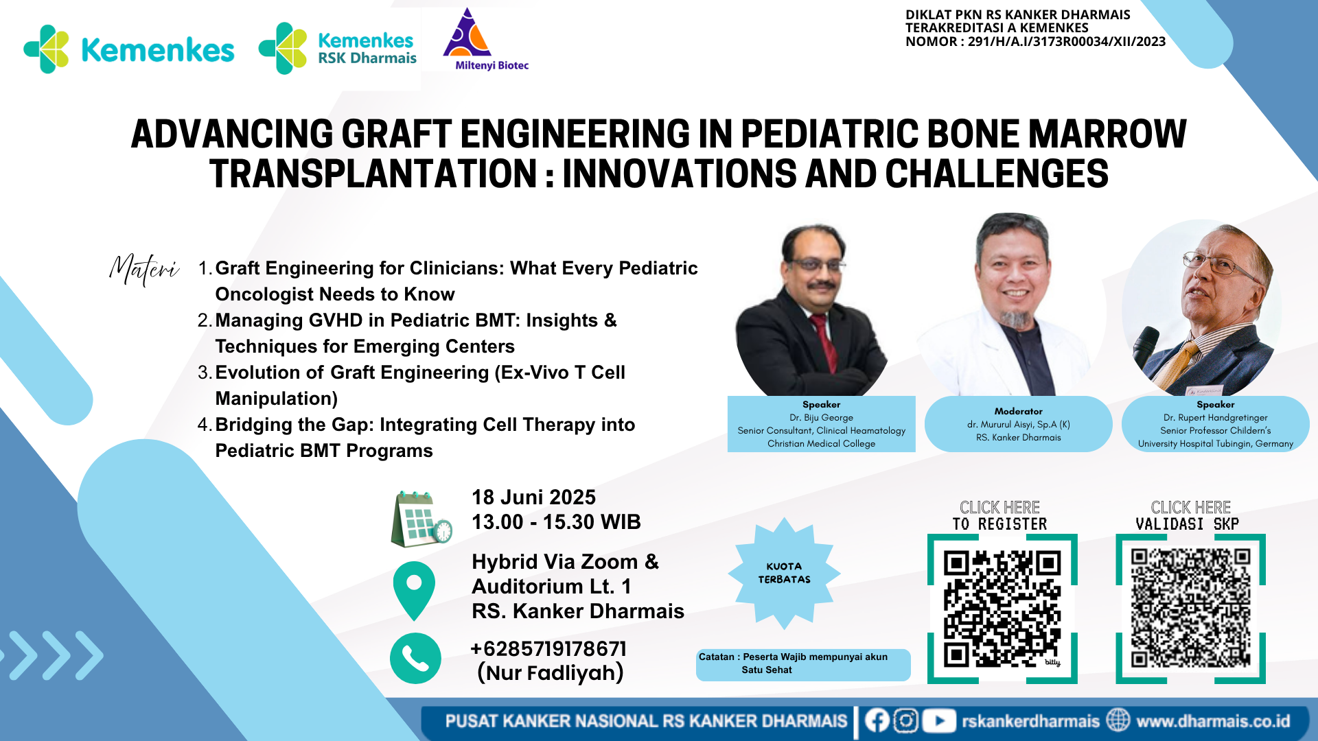 Advancing Graft Engineering in Pediatric Bone Marrow Transplantation : Innovations and Challenges Angkatan 1