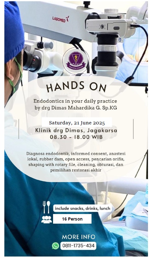 Workshop Root Canal Treatment Angkatan 11