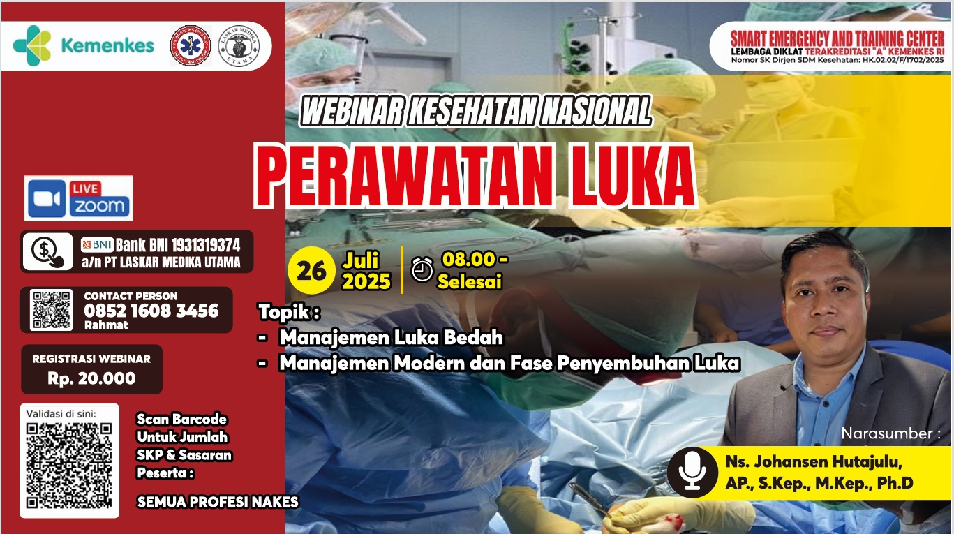 WEBINAR PERAWATAN LUKA Angkatan 1