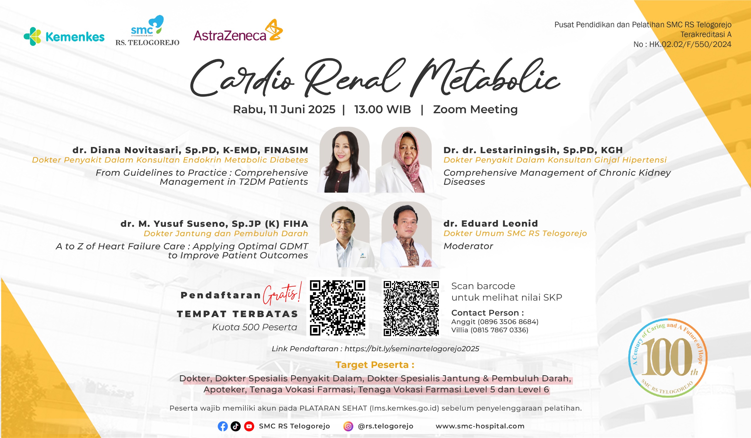 Cardio Renal Metabolic Angkatan 1