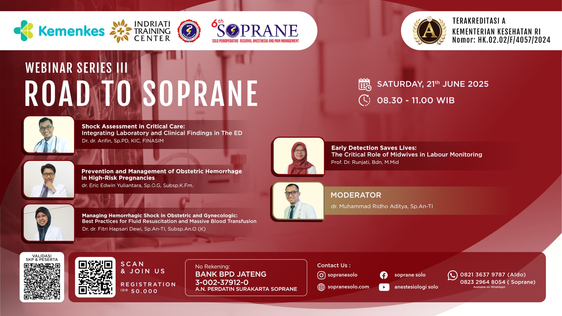 A Brighter Future for Anesthesia: Safety, Efficacy, and Innovation for a Better Quality of Life Angkatan 1
