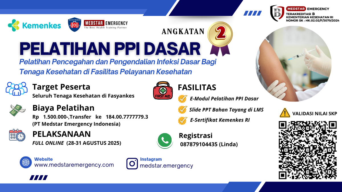 Pelatihan Pencegahan dan Pengendalian Infeksi Dasar bagi Tenaga Kesehatan di Fasilitas Pelayanan Kesehatan Angkatan 2