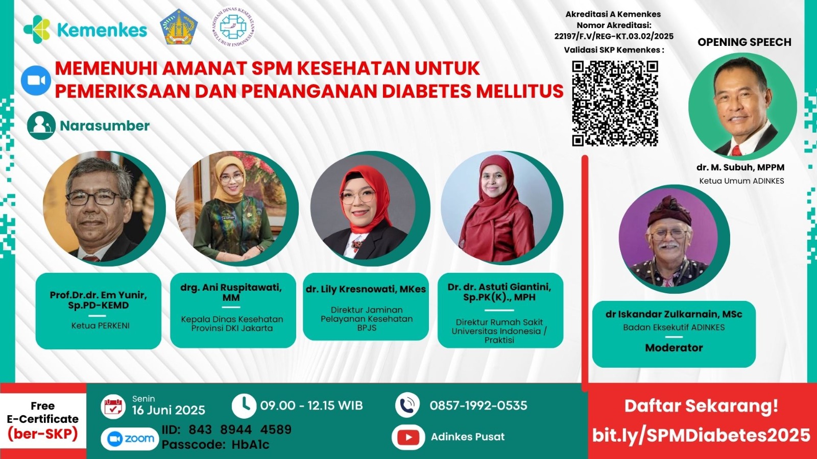 MEMENUHI AMANAT SPM KESEHATAN UNTUK PEMERIKSAAN & PENANGANAN DIABETES MELLITUS Angkatan 1