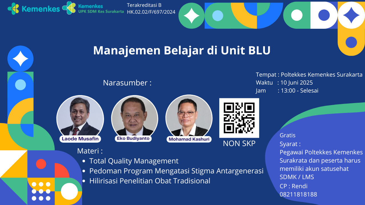 Manajemen Belajar di Unit BLU Poltekkes Kemenkes Surakarta