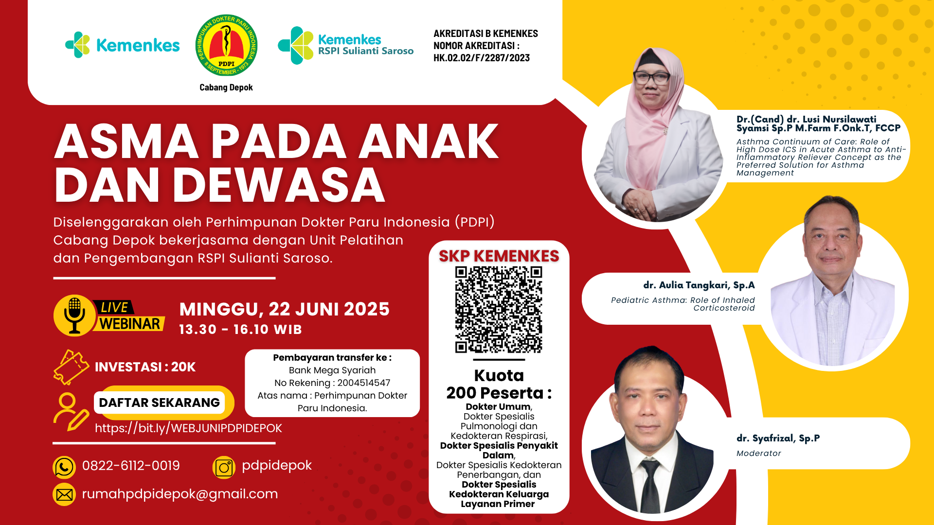 Asma Pada Anak dan Dewasa  Angkatan 1