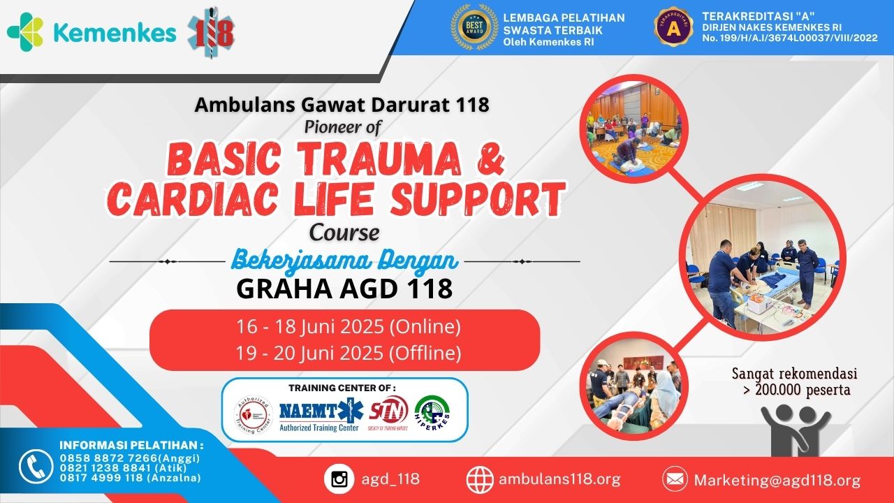 Pelatihan Basic Trauma Cardiac Life Support (BTCLS) Angkatan 80