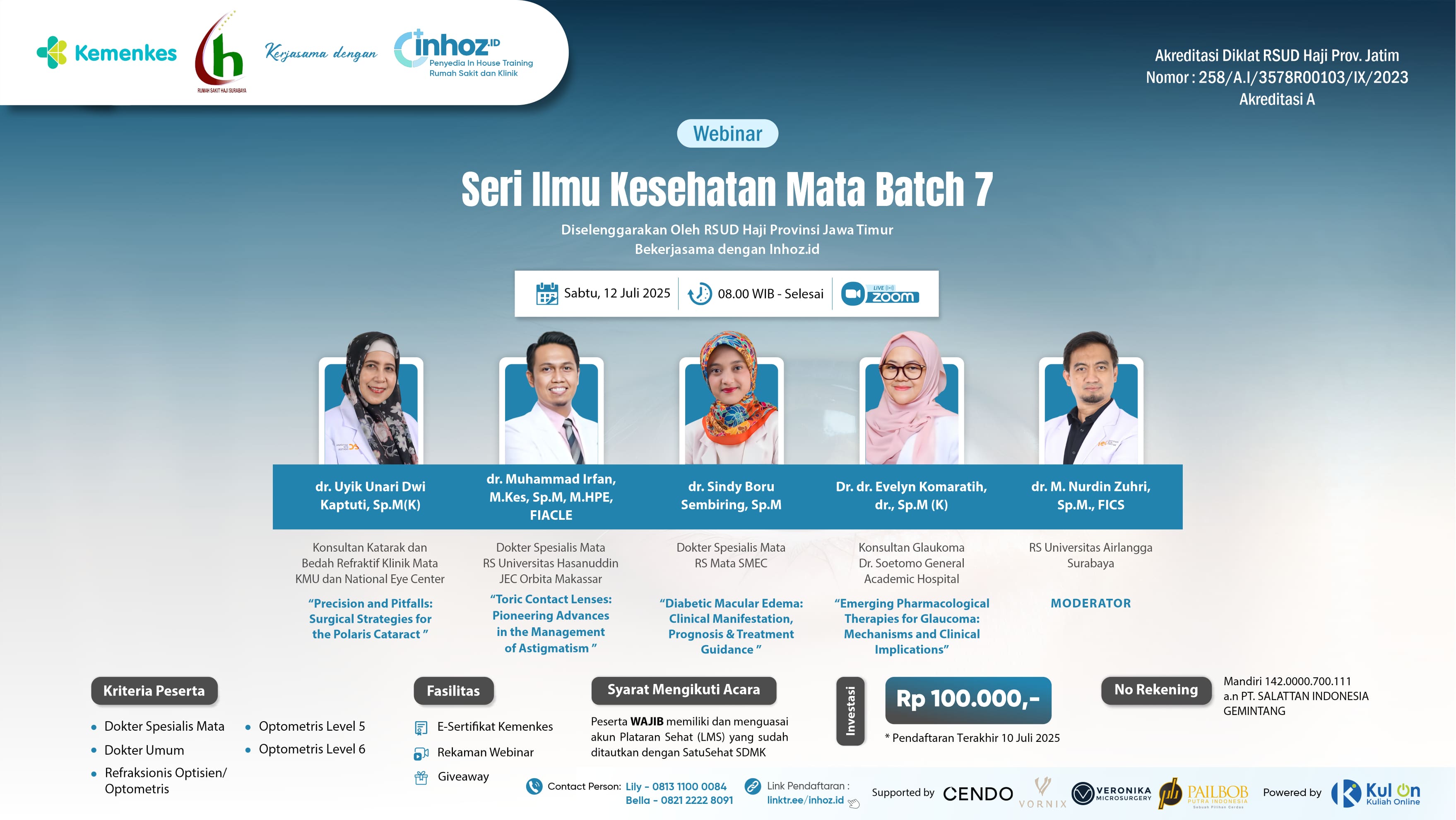 SERI ILMU KESEHATAN MATA BATCH 7 Angkatan 1