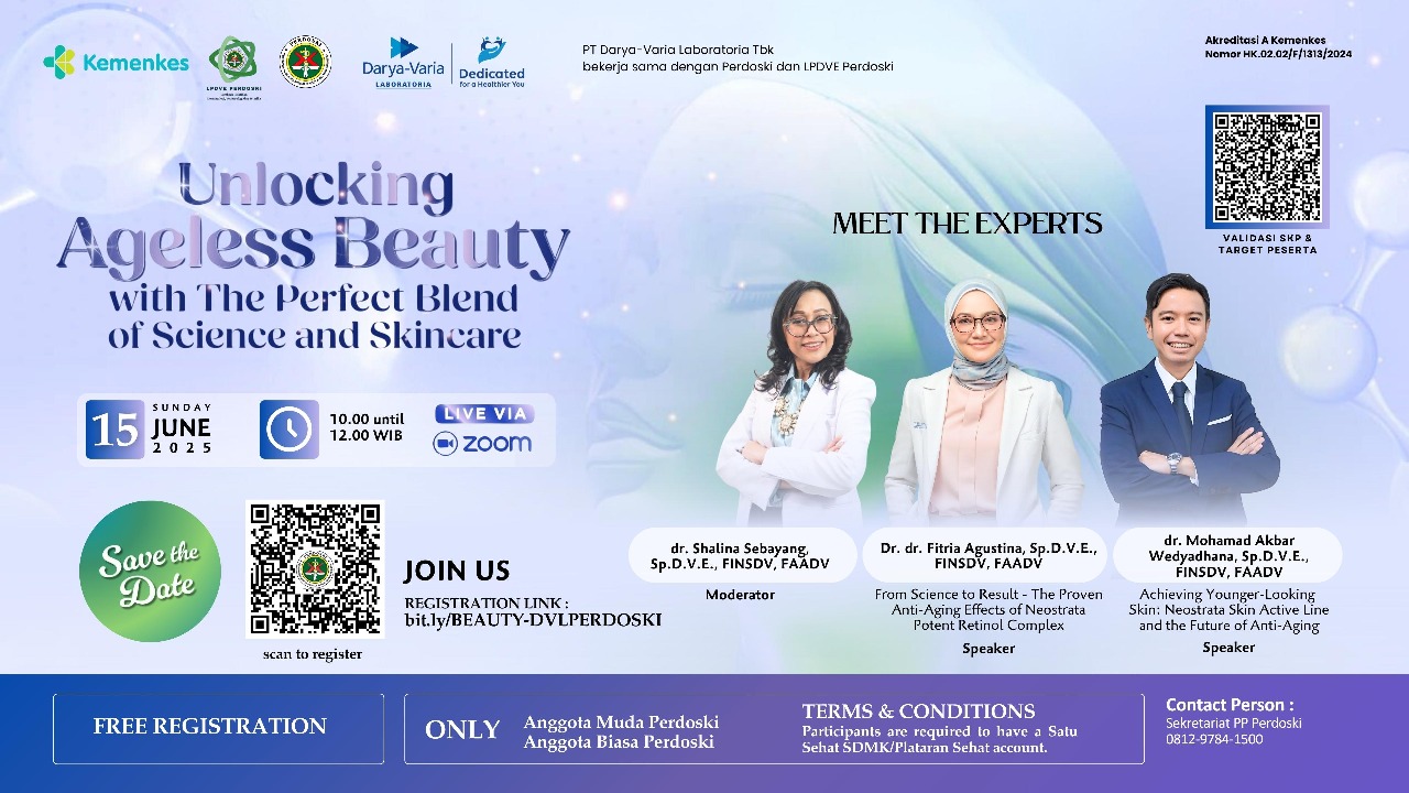 Webinar Virtual Focus Meeting - Unlocking Ageless Beauty with The Perfect Blend of Science and Skincare Angkatan 1