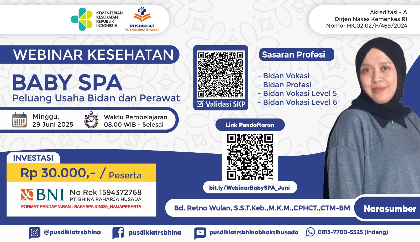 BABY SPA Peluang Usaha Bidan dan Perawat Angkatan 1