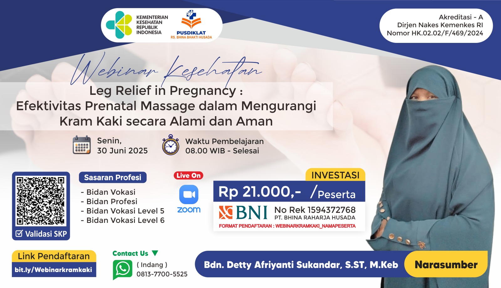 Leg Relief in Pregnancy: Efektivitas Prenatal Massage  dalam Mengurangi Kram Kaki secara Alami dan Aman Angkatan 1