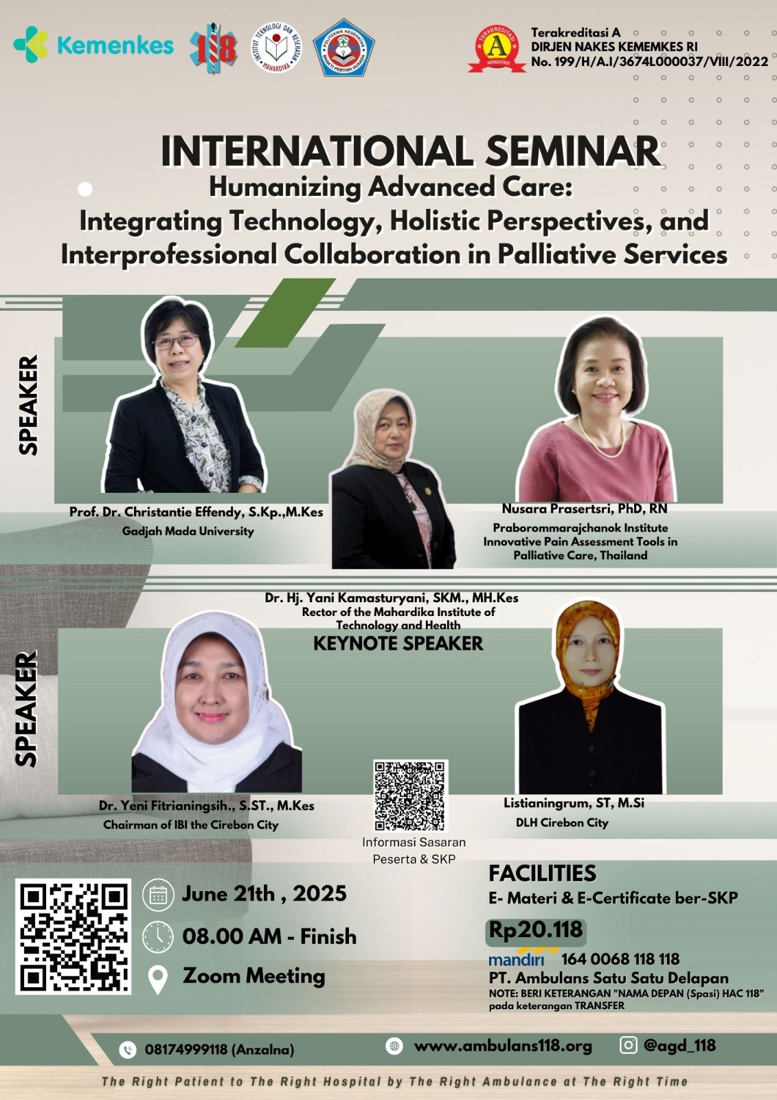 Humanizing Advanced Care: Integrating Technology, Holistic Perspectives, and Interprofessional Collaboration in Palliative Services Angkatan 1