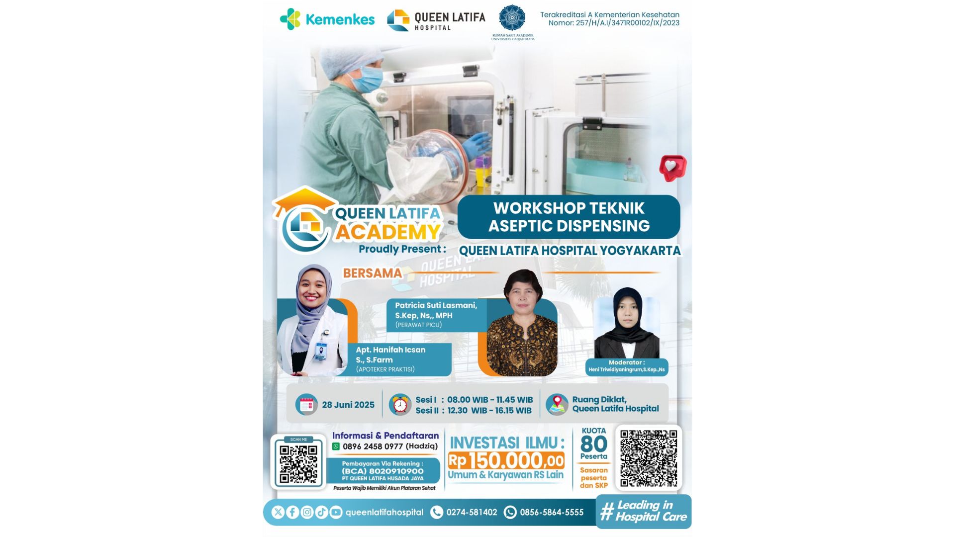 Workshop Teknik Aseptic Dispensing Angkatan 1