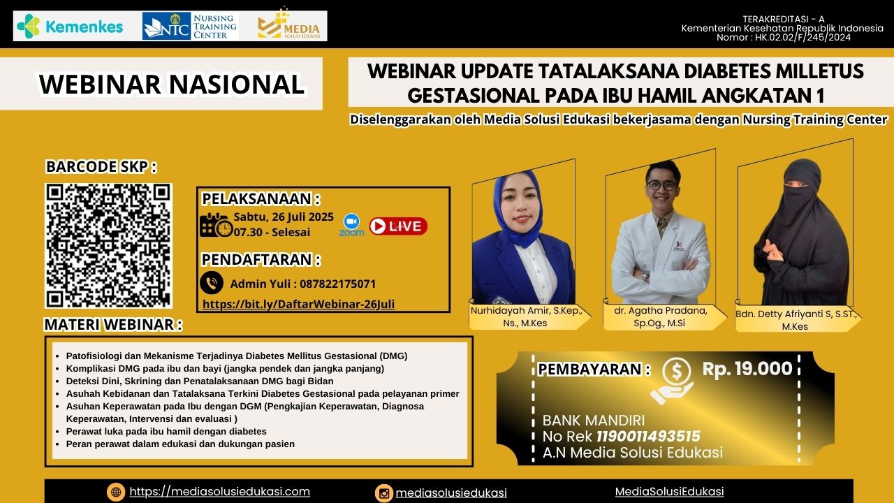 Update Tatalaksana Diabetes Melitus Gestasional Pada Ibu Hamil Angkatan 1