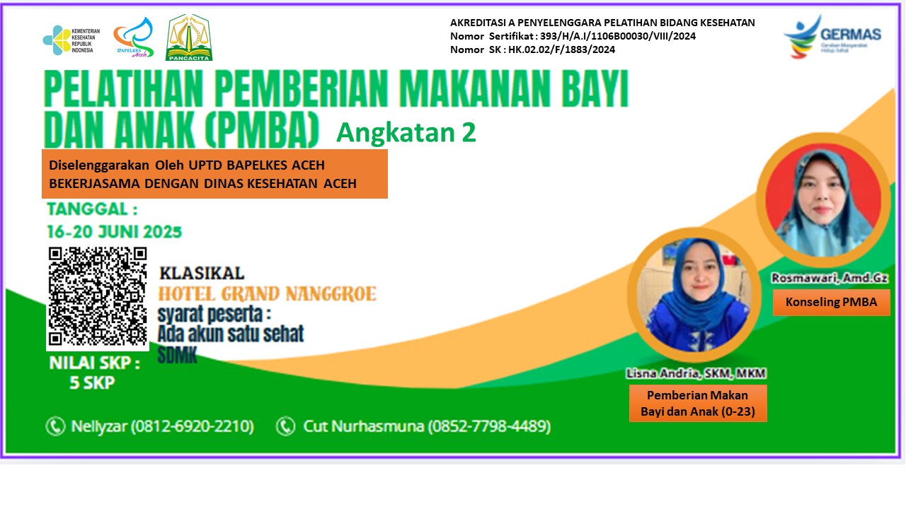 Pelatihan Konseling Pemberian Makanan Bayi dan Anak (PMBA) Angkatan 2