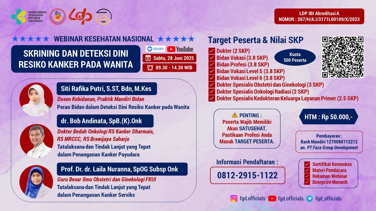 SKRINING DAN DETEKSI DINI RESIKO KANKER PADA WANITA Angkatan 1