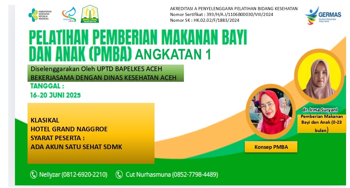 Pelatihan Konseling Pemberian Makanan Bayi dan Anak (PMBA) Angkatan 1