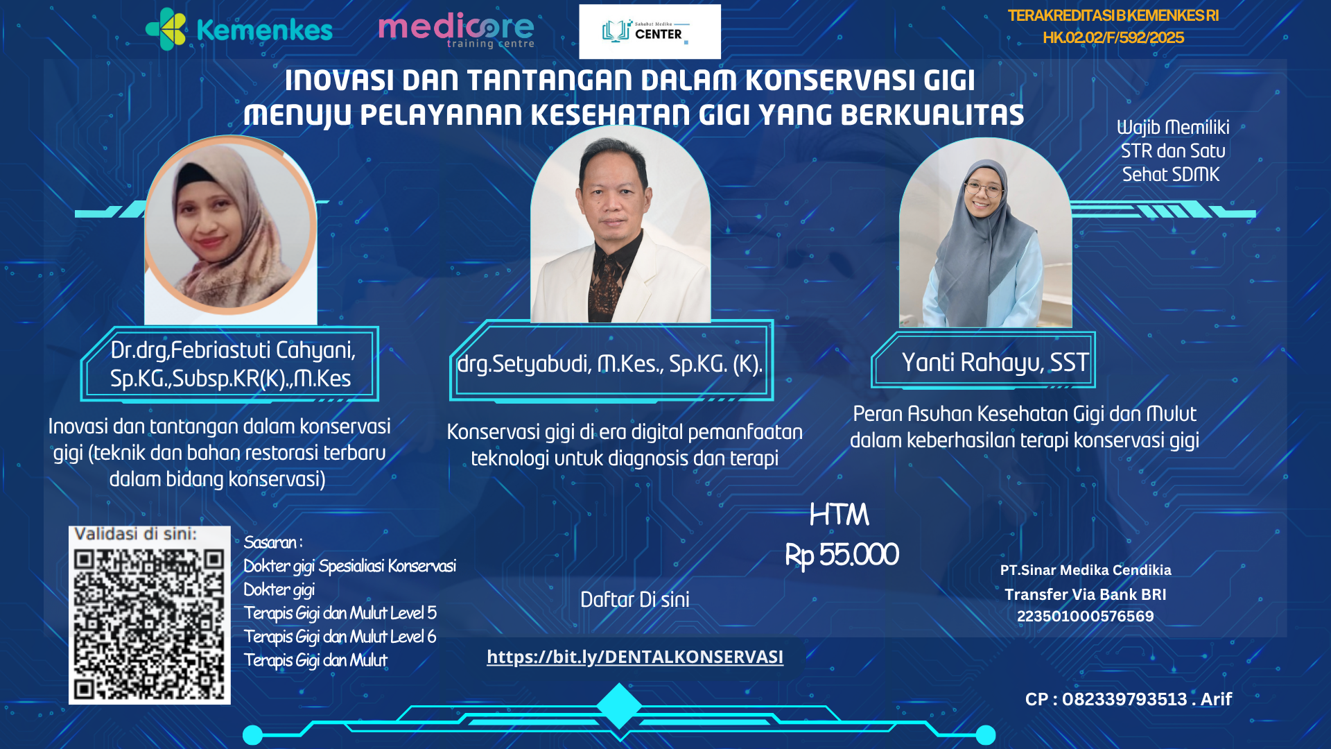 INOVASI DAN TANTANGAN DALAM KONSERVASI GIGI MENUJU PELAYANAN KESEHATAN GIGI YANG BERKUALITAS Angkatan 5