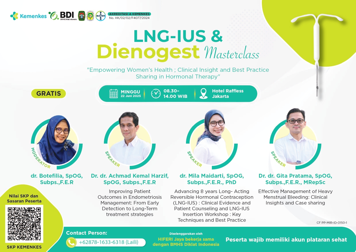Empowering Women’s Health ; Clinical Insight and Best Practice Sharing  in Hormonal Therapy Angkatan 1