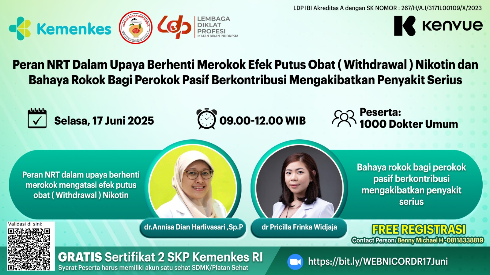 Peran NRT dalam upaya berhenti merokok efek putus obat ( Withdrawal ) Nikotin dan Bahaya rokok bagi perokok pasif berkontribusi mengakibatkan penyakit serius Angkatan 1