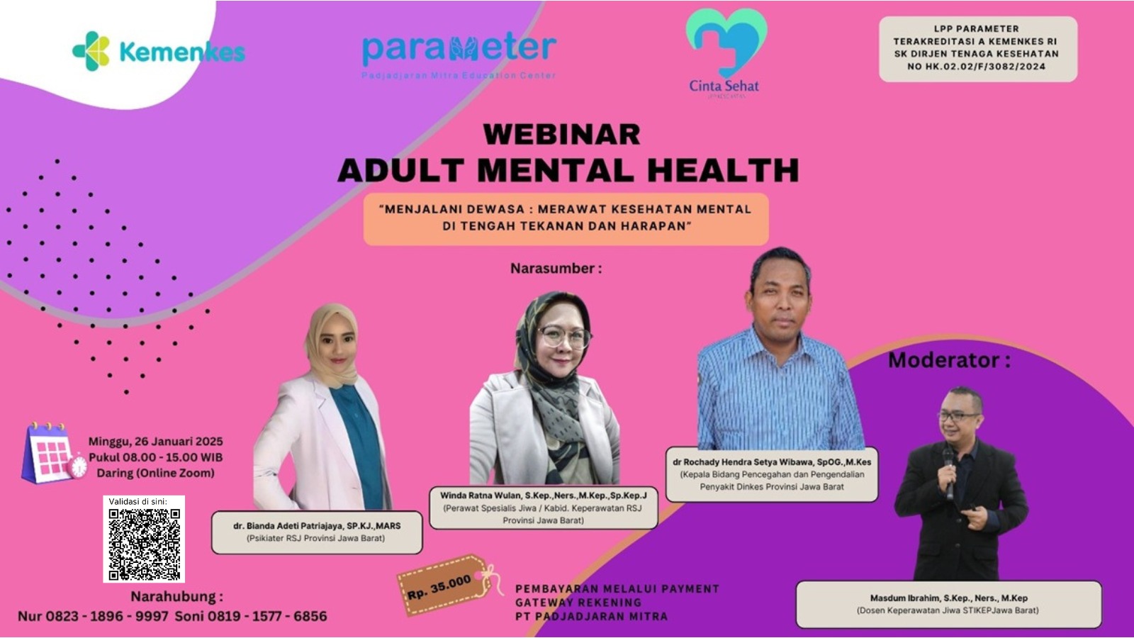 WEBINAR  ADULT MENTAL HEALTH 2025 
