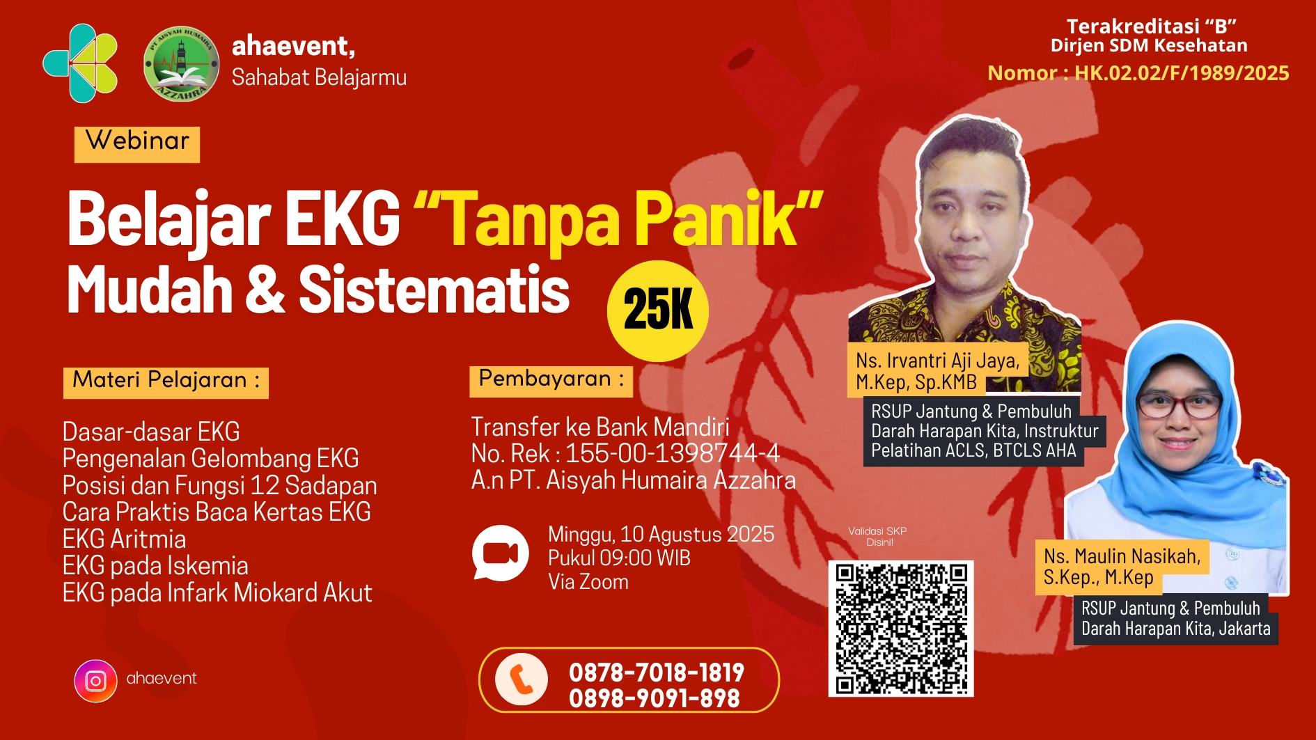 Belajar EKG Tanpa Panik : Mudah dan Sistematis Angkatan 1