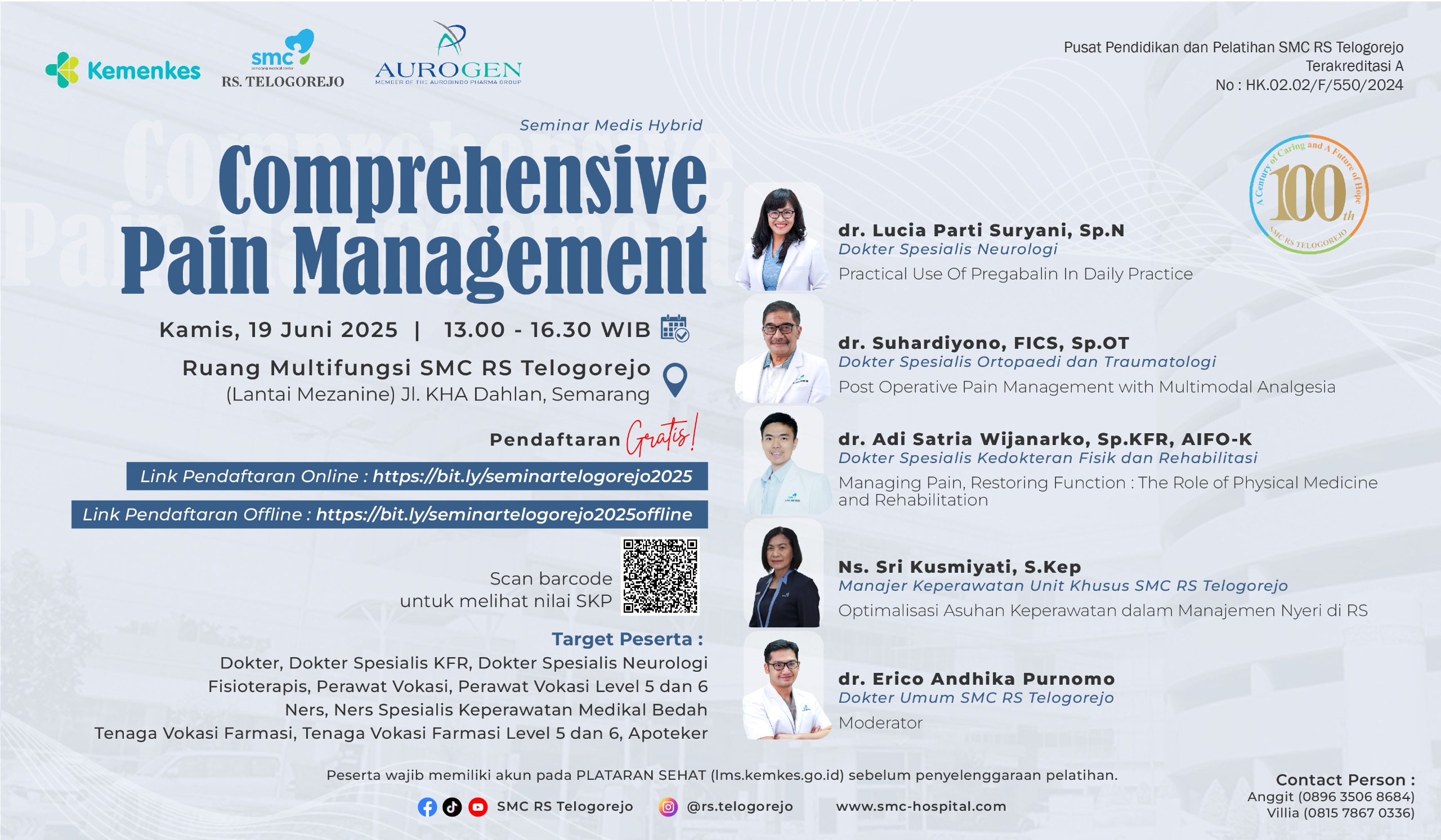 COMPREHENSIVE PAIN MANAGEMENT Angkatan 1
